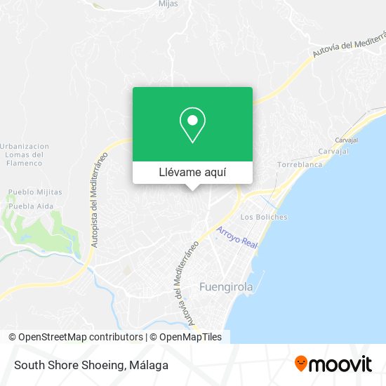 Mapa South Shore Shoeing