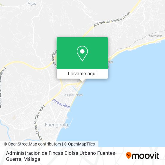 Mapa Administracion de Fincas Eloísa Urbano Fuentes-Guerra
