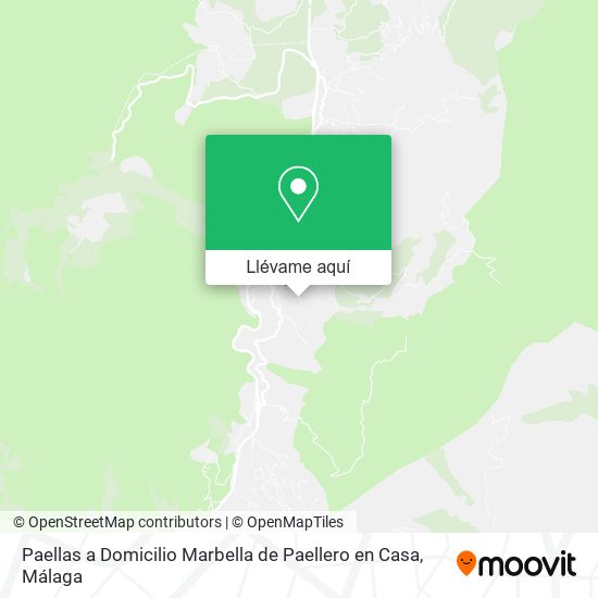 Mapa Paellas a Domicilio Marbella de Paellero en Casa
