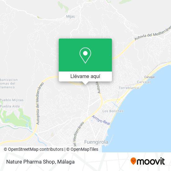 Mapa Nature Pharma Shop