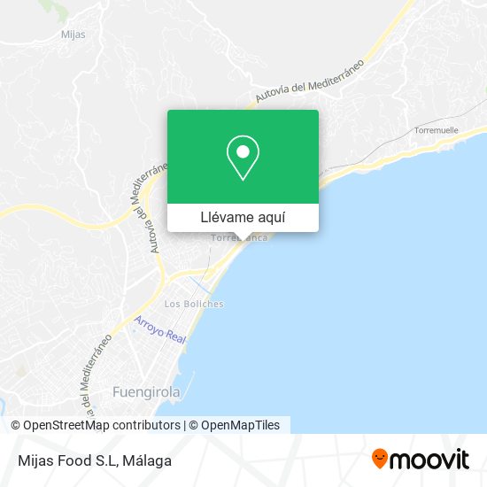 Mapa Mijas Food S.L