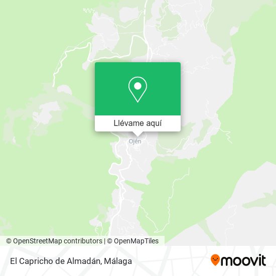 Mapa El Capricho de Almadán