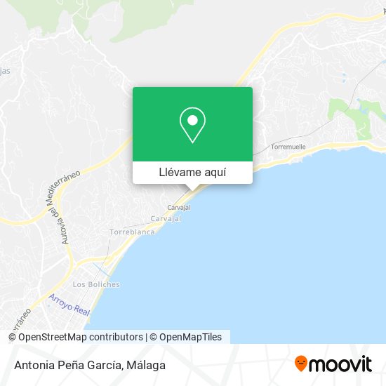 Mapa Antonia Peña García