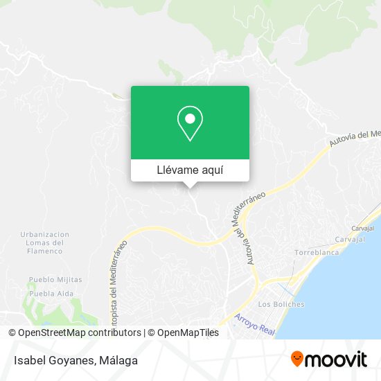 Mapa Isabel Goyanes