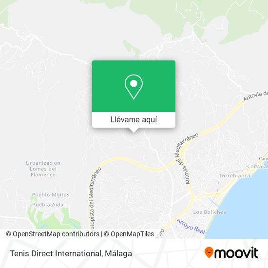 Mapa Tenis Direct International