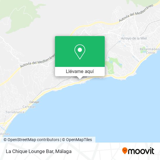 Mapa La Chique Lounge Bar