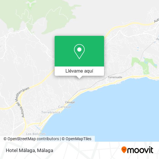 Mapa Hotel Málaga