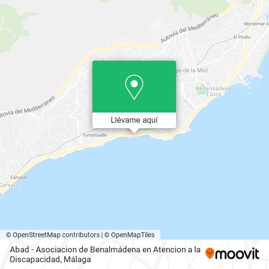 Mapa Abad - Asociacion de Benalmádena en Atencion a la Discapacidad