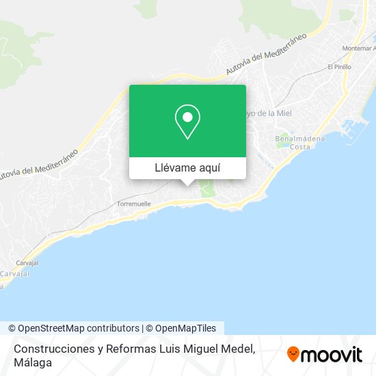 Mapa Construcciones y Reformas Luis Miguel Medel