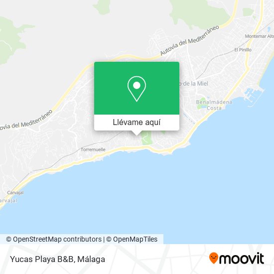 Mapa Yucas Playa B&B