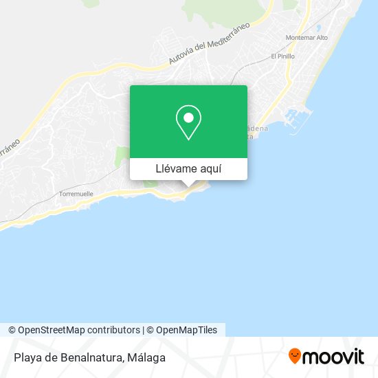 Mapa Playa de Benalnatura