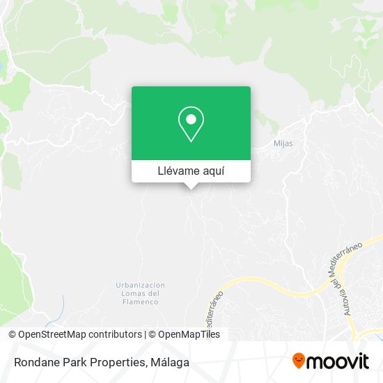 Mapa Rondane Park Properties