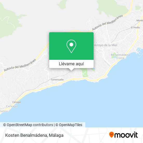 Mapa Kosten Benalmádena