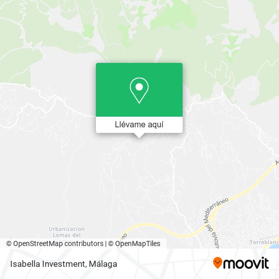 Mapa Isabella Investment