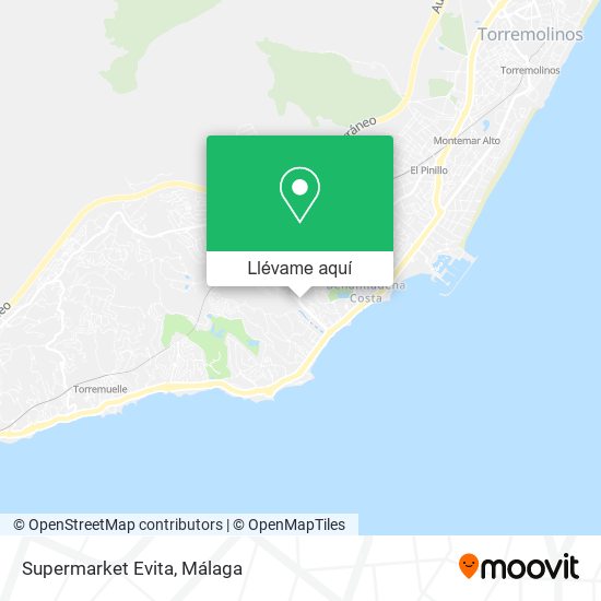 Mapa Supermarket Evita