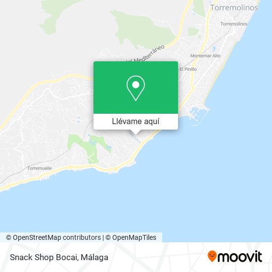 Mapa Snack Shop Bocai