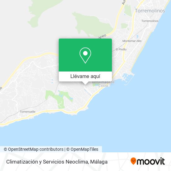 Mapa Climatización y Servicios Neoclima