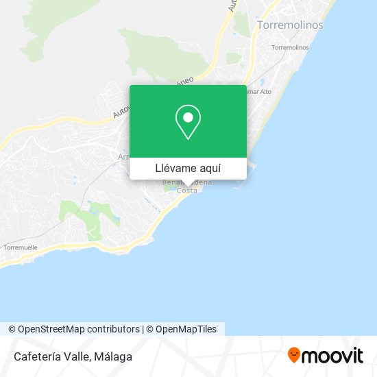 Mapa Cafetería Valle