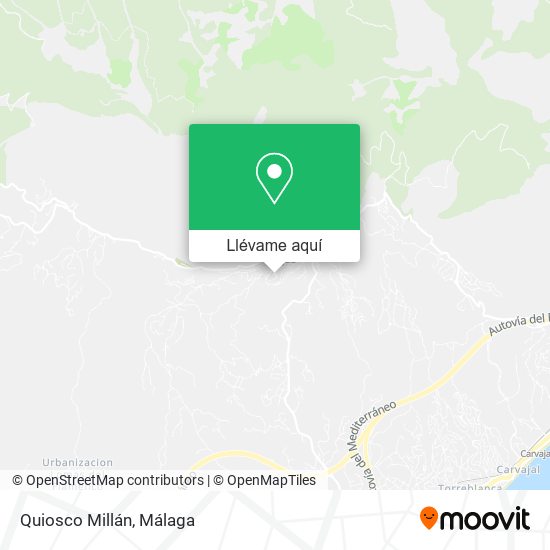 Mapa Quiosco Millán