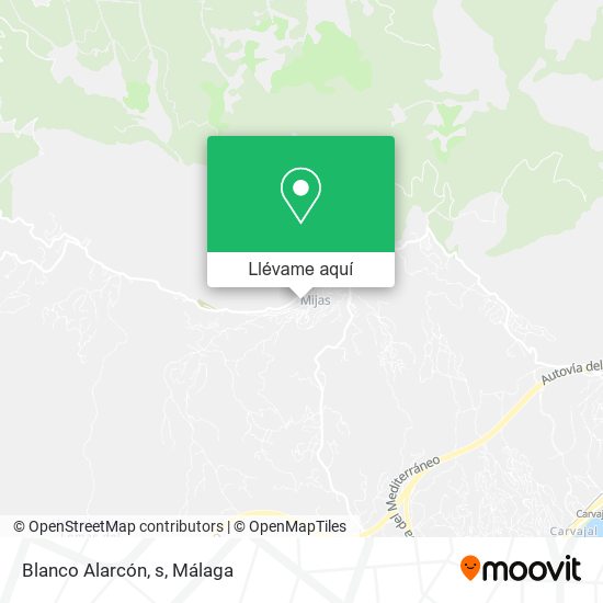 Mapa Blanco Alarcón, s