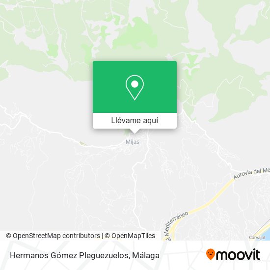 Mapa Hermanos Gómez Pleguezuelos