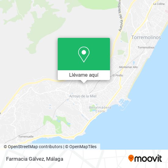 Mapa Farmacia Gálvez