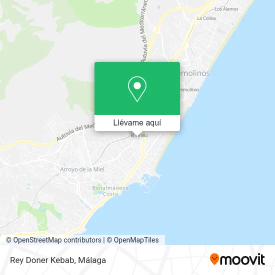 Mapa Rey Doner Kebab