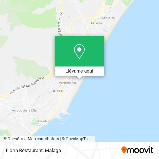 Mapa Florín Restaurant