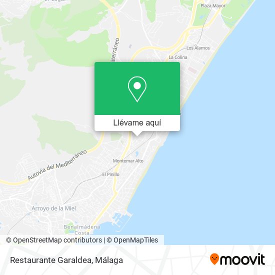 Mapa Restaurante Garaldea