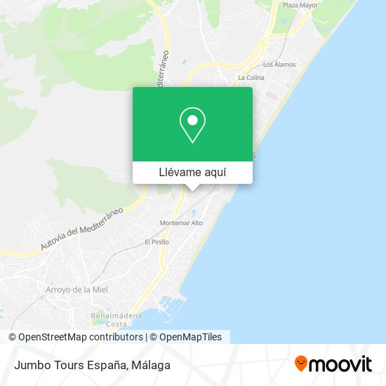 Mapa Jumbo Tours España