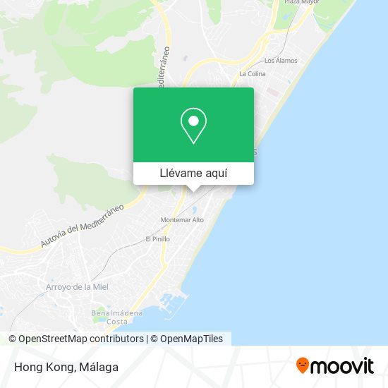 Mapa Hong Kong