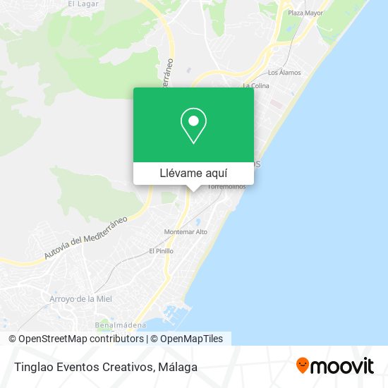 Mapa Tinglao Eventos Creativos