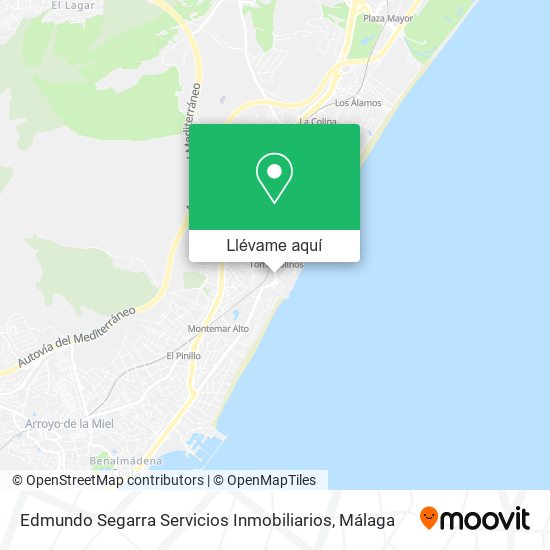 Mapa Edmundo Segarra Servicios Inmobiliarios