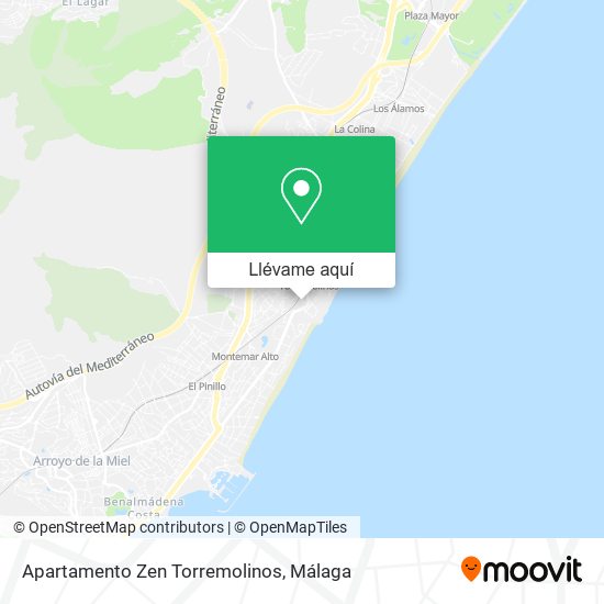 Mapa Apartamento Zen Torremolinos