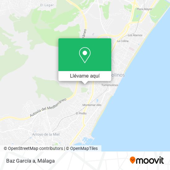Mapa Baz García a