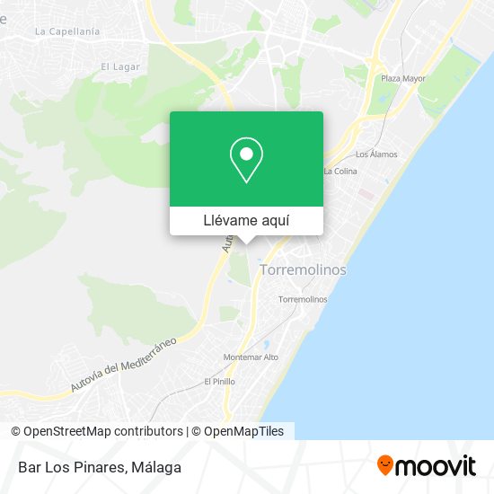 Mapa Bar Los Pinares