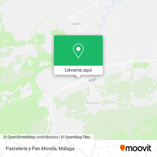 Mapa Pastelería y Pan Monda