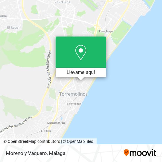 Mapa Moreno y Vaquero