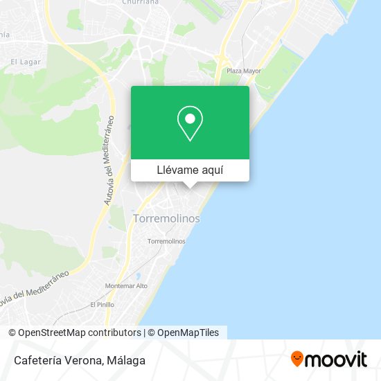 Mapa Cafetería Verona
