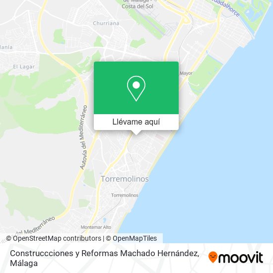 Mapa Construccciones y Reformas Machado Hernández