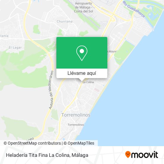 Mapa Heladería Tita Fina La Colina