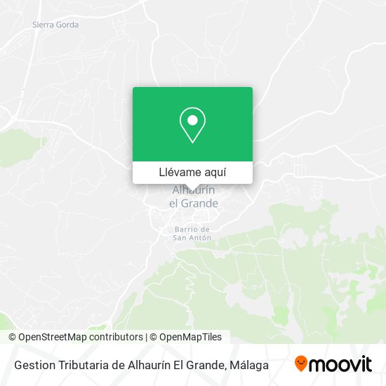Mapa Gestion Tributaria de Alhaurín El Grande