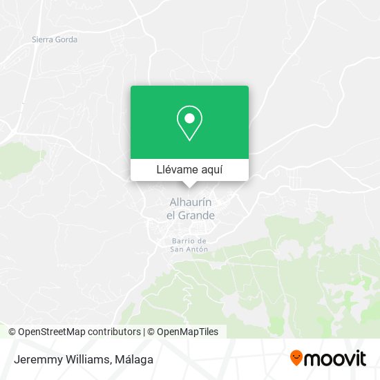 Mapa Jeremmy Williams