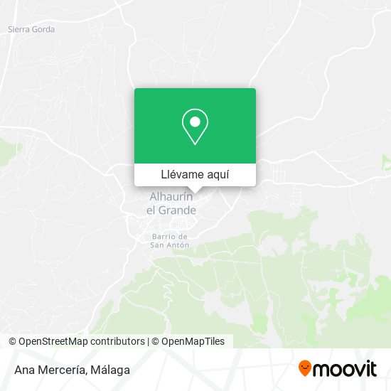 Mapa Ana Mercería