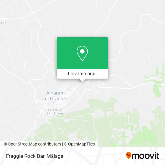 Mapa Fraggle Rock Bar