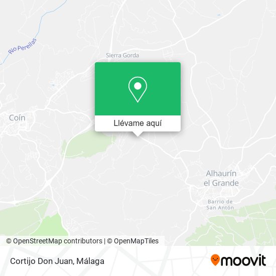 Mapa Cortijo Don Juan