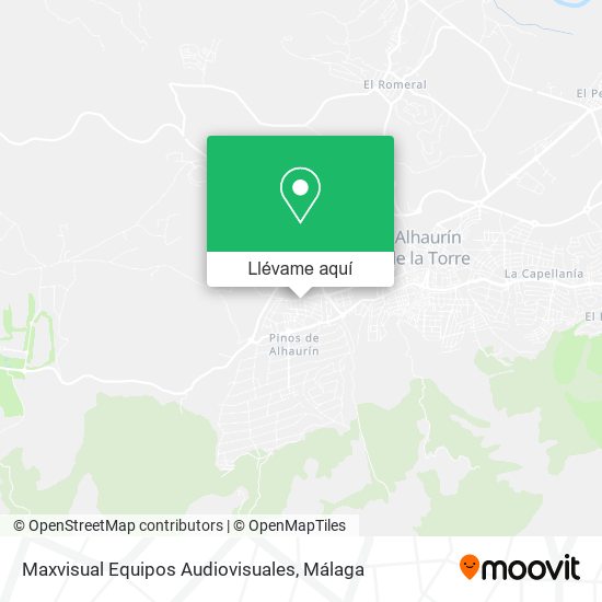 Mapa Maxvisual Equipos Audiovisuales