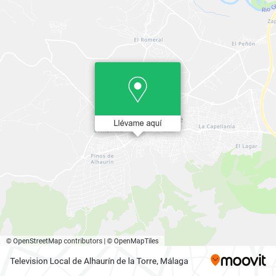 Mapa Television Local de Alhaurín de la Torre