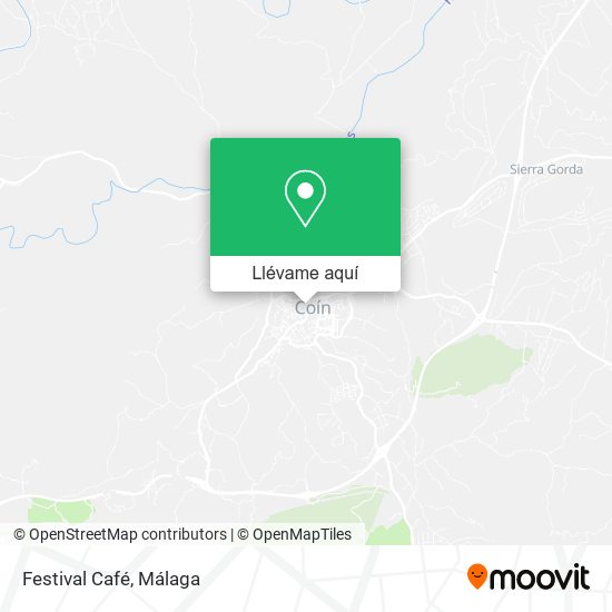Mapa Festival Café