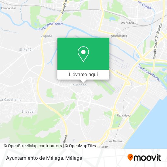 Mapa Ayuntamiento de Málaga